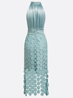 Sabina | Vestido Midi de Ceremonia con Escote Halter