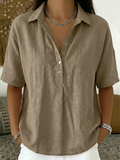 Tessa | Blusa com gola e detalhe de botões