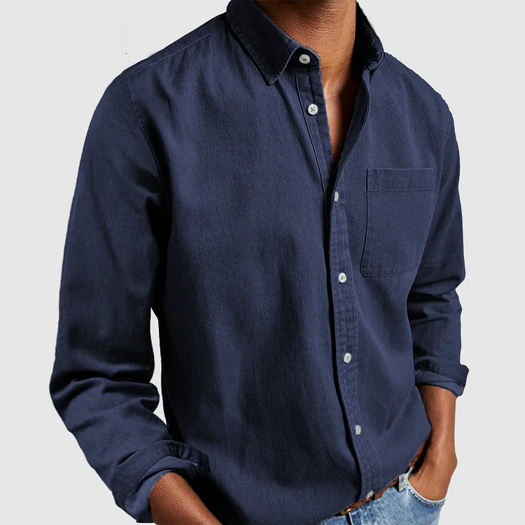 Jacob™ | Camisa Casual Premium de Manga Larga – Elegancia y Comodidad para el Día a Día