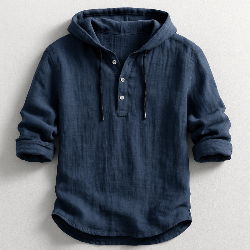 DUVAL PARIS™ Camisa de Lujo con Capucha – Elegancia y Comodidad Inigualables