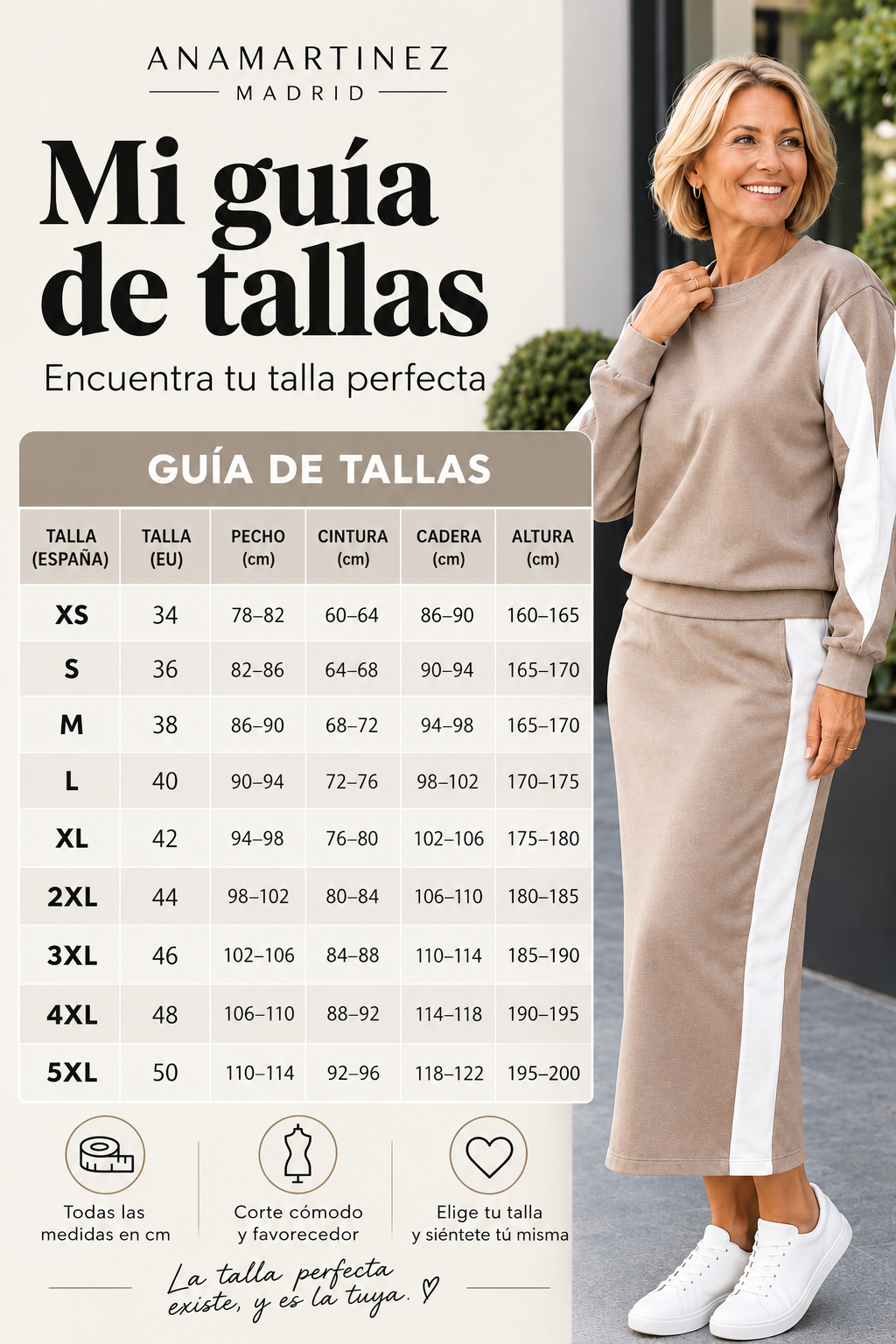 Mariana | Conjunto de Jersey y Falda Midi de Punto con Contraste