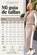 Mariana | Conjunto de Jersey y Falda Midi de Punto con Contraste