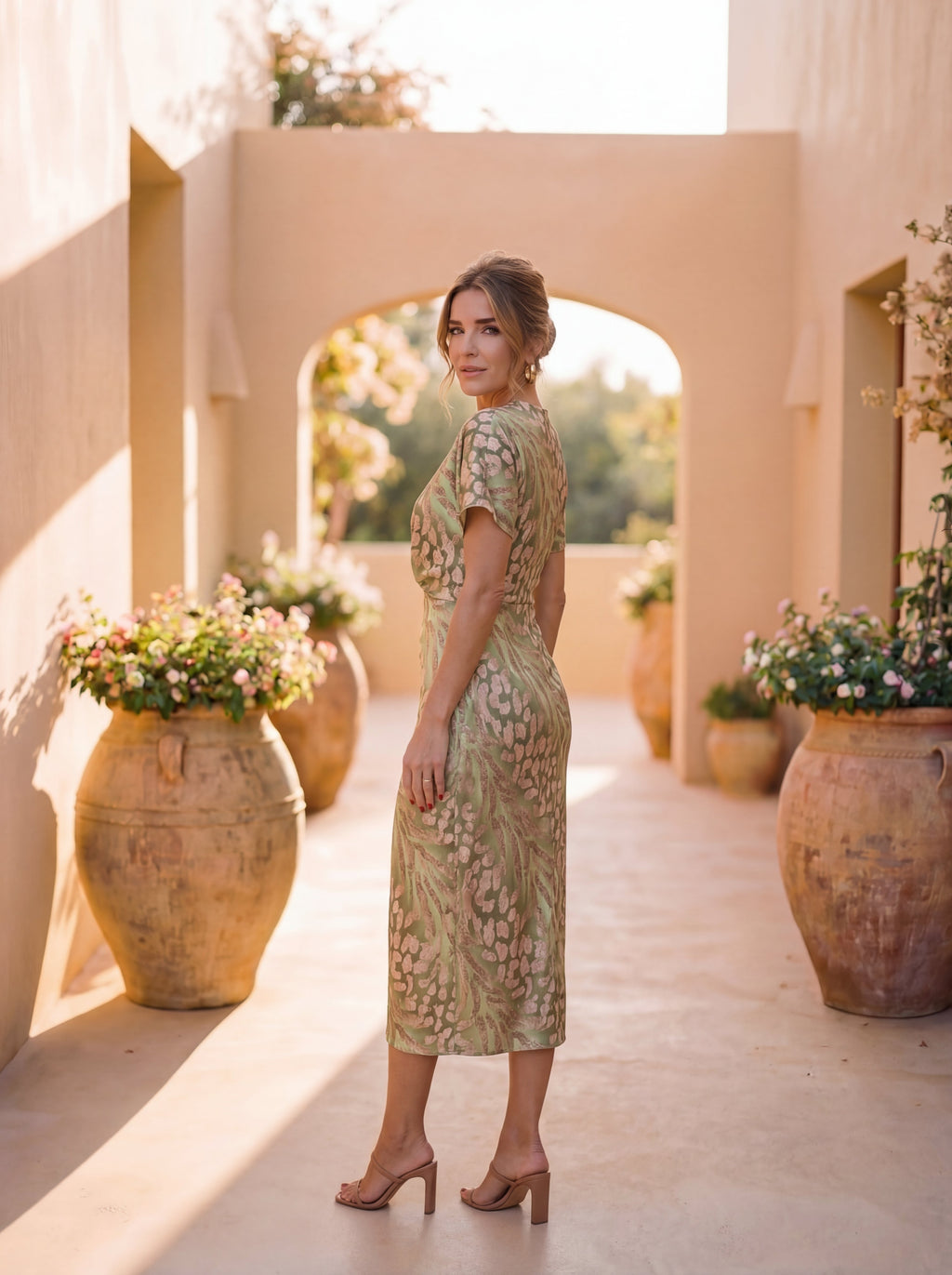 Giulia – Vestido elegante de tecido leve e fluido