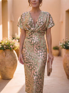 Giulia – Vestido elegante de tecido leve e fluido