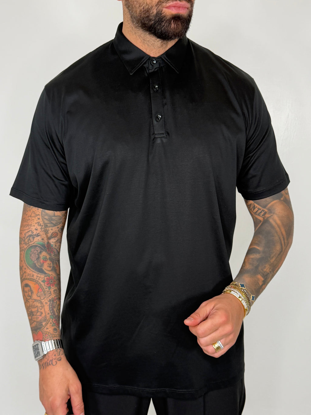 Polo de malha escocesa