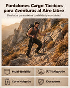 MARSELLA - Pantalón cargo táctico para hombre