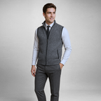 Obertan - Elegante colete com fecho de correr integral