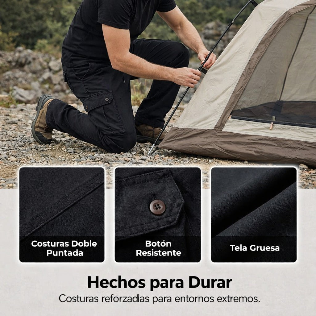 MARSELLA - Pantalón cargo táctico para hombre