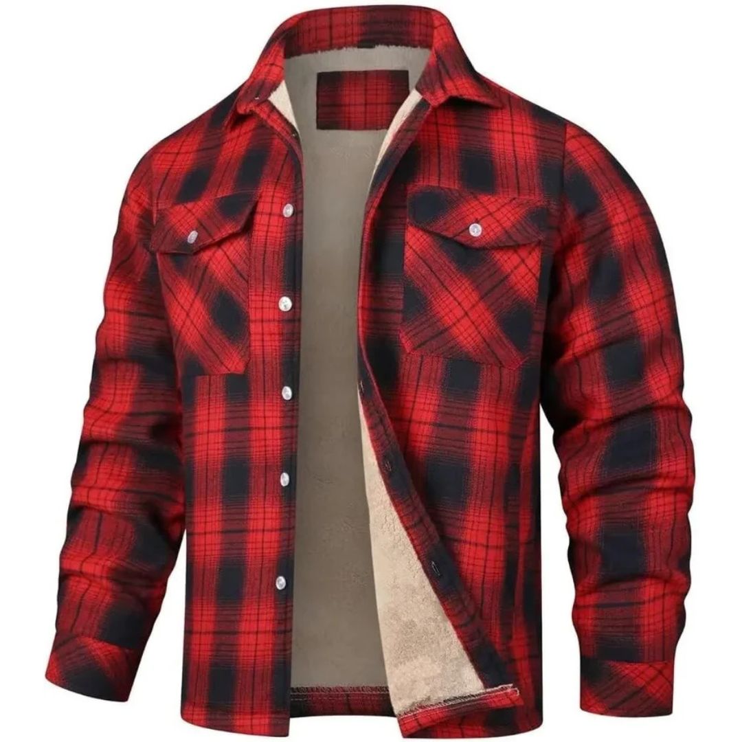Alberto | Chaqueta Cálida de Cuadros