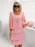 Élise – Vestido de elegância fluida com folhos
