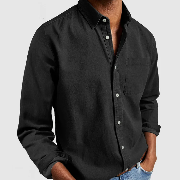 Jacob™ | Camisa Casual Premium de Manga Larga – Elegancia y Comodidad para el Día a Día