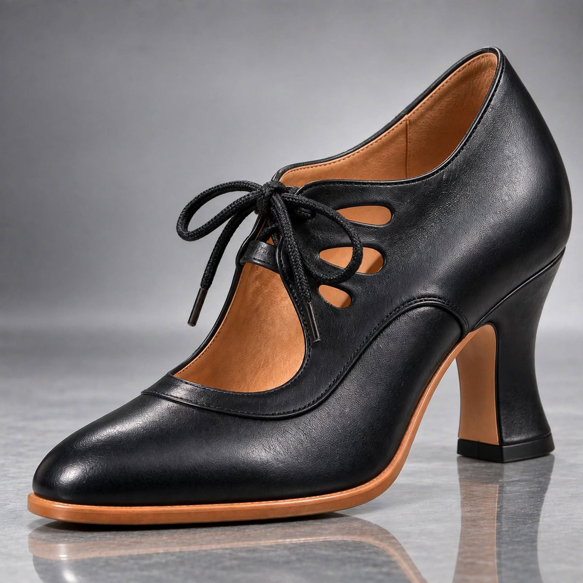 Audrey | Tacones con cordones