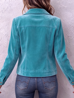 Chaqueta de terciopelo boho de inspiración vintage Diana