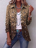 Chaqueta leopardo con volantes Belén