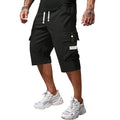⏳Último dia de oferta! 50% de desconto 📢 Calças cargo Capri casuais com cordão para homem