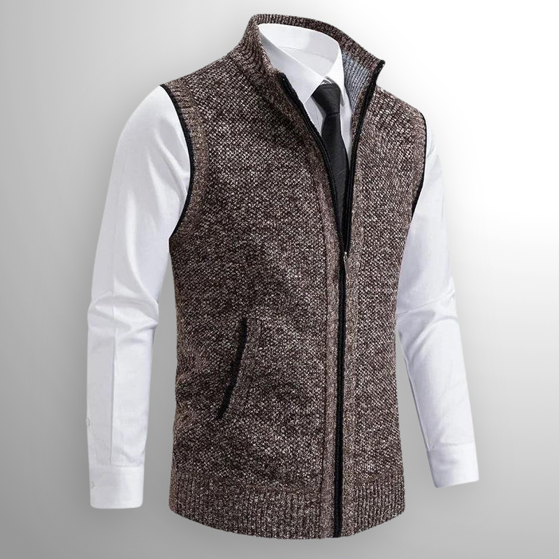 Obertan - Elegante chaleco con cremallera integral