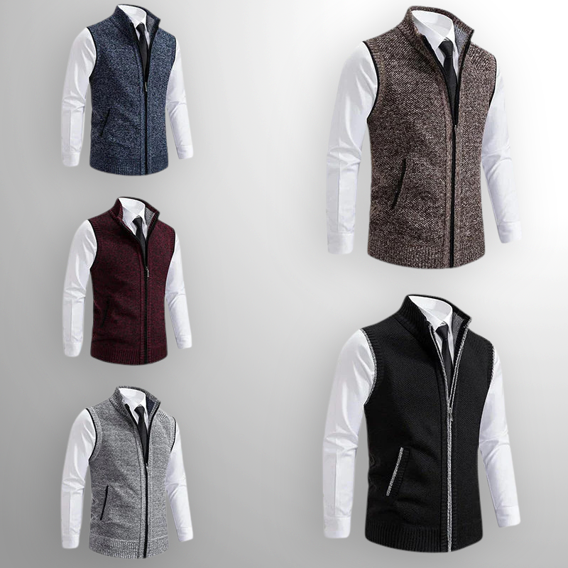 Obertan - Elegante chaleco con cremallera integral