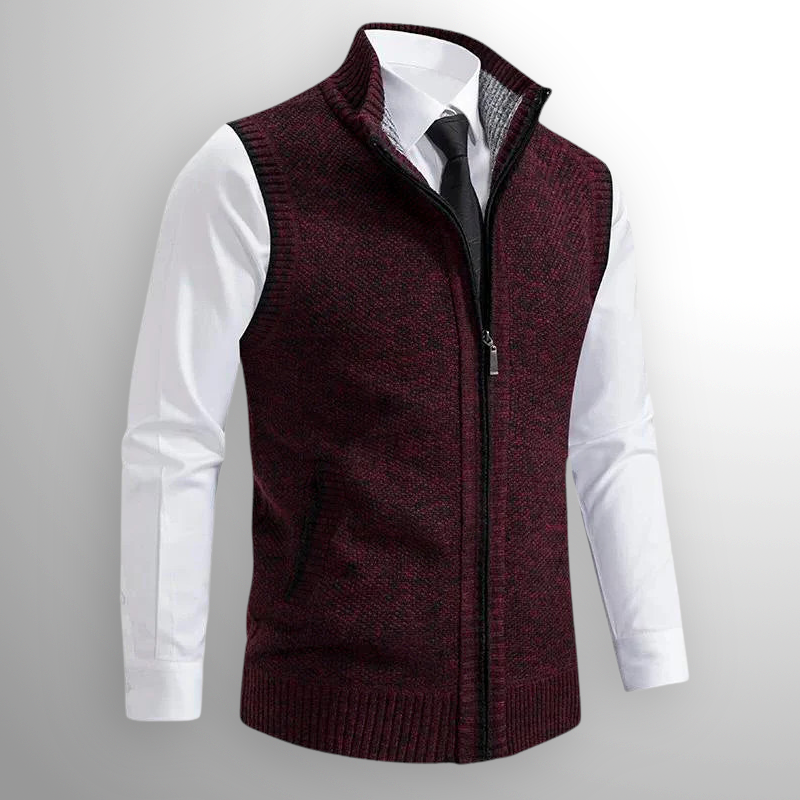 Obertan - Elegante chaleco con cremallera integral
